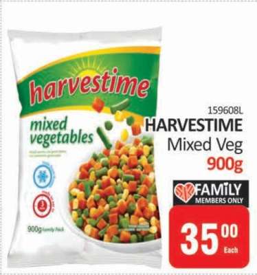 HARVESTIME Mixed Veg 900g