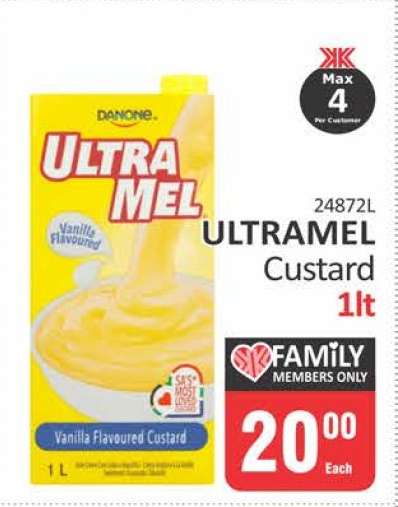 ULTRAMEL Custard 1lt