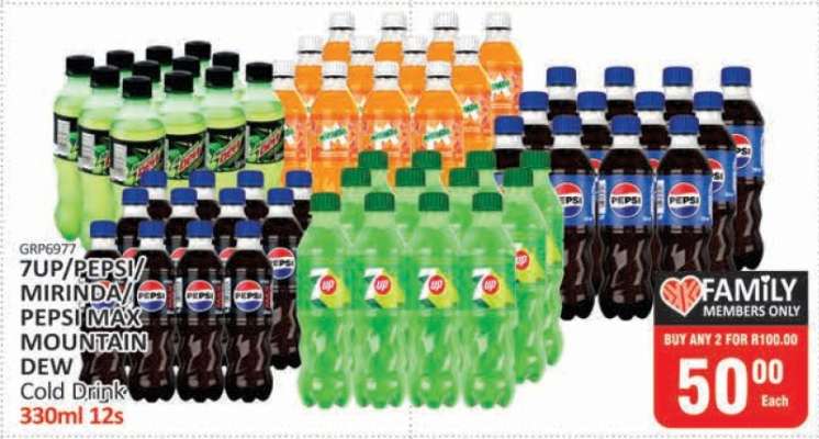 7UP/PEPSI/MIRINDA/PEPSI MAX/MOUNTAIN DEW Cold Drink