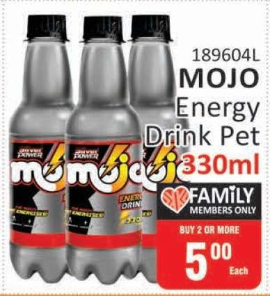 MOJO Energy Drink Pet