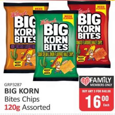 BIG KORN Bites Chips