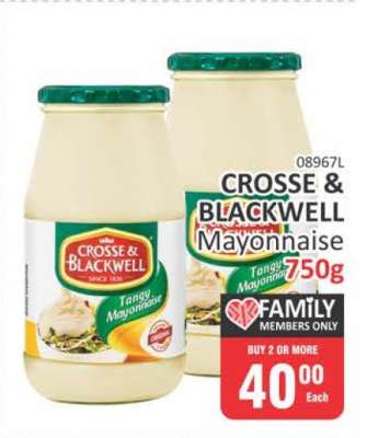 Crosse & Blackwell Mayonnaise
