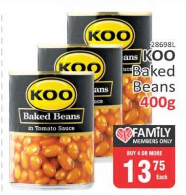 KOO Baked Beans 400g