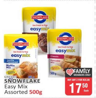 Snowflake Easy Mix Assorted