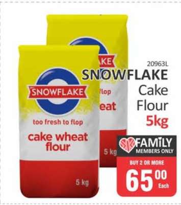 SNOWFLAKE Cake Flour 5kg