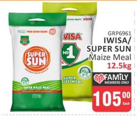 IWISA/SUPER SUN MAIZE MEAL