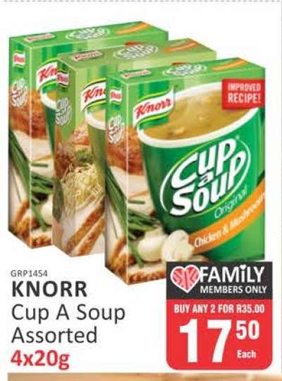 KNORR Cup-A-Soup Assorted