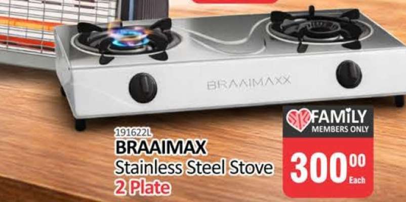BRAAIMAX Stainless Steel Stove