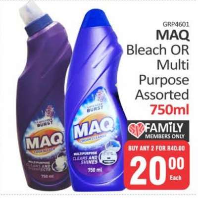 MAQ Bleach OR Multi Purpose Assorted