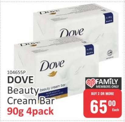 DOVE Beauty Cream Bar 90g 4pack