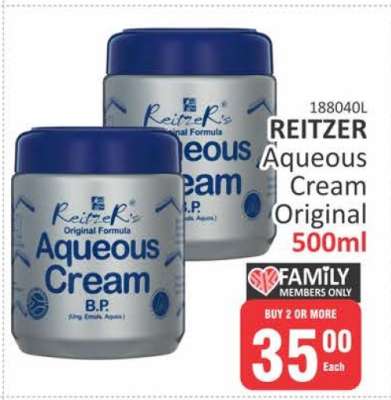 REITZER Aqueous Cream Original 500ml
