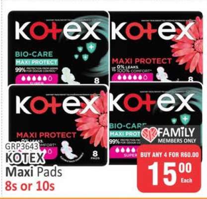 Kotex Maxi Pads