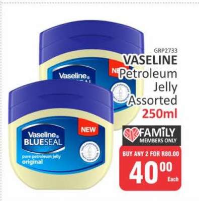 Vaseline Petroleum Jelly Assorted 250ml
