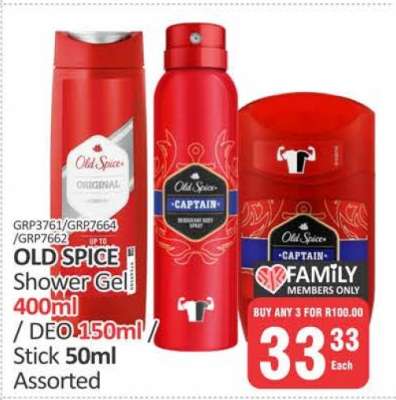 Old Spice Shower Gel / DEO / Stick