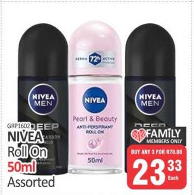 NIVEA Roll On 50ml