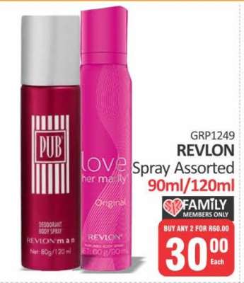 REVLON Spray Assorted