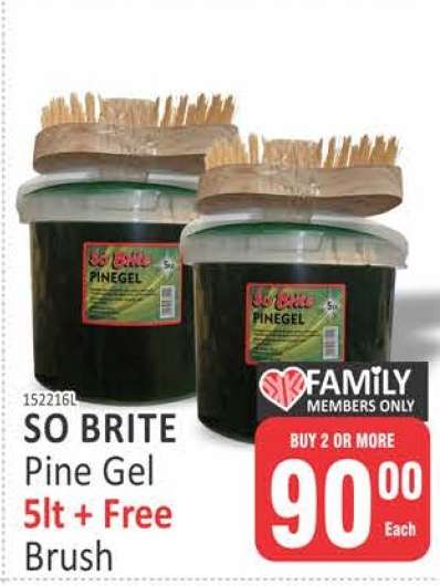 SO BRITE Pine Gel