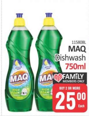 MAQ Dishwash 750ml