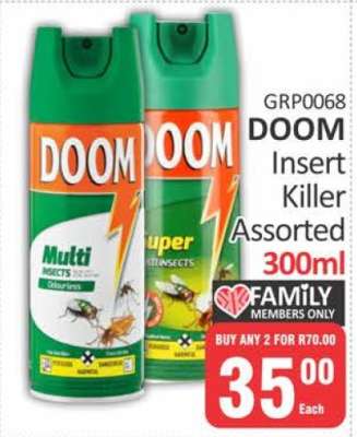 DOOM Insert Killer Assorted 300ml