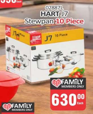 HART J7 Stewpan 10 Piece