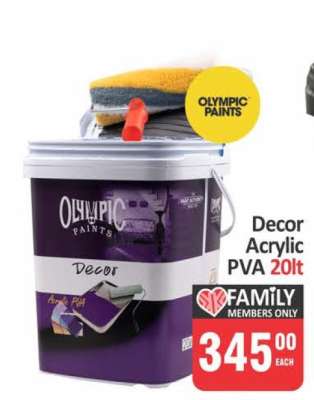 Decor Acrylic PVA 20lt