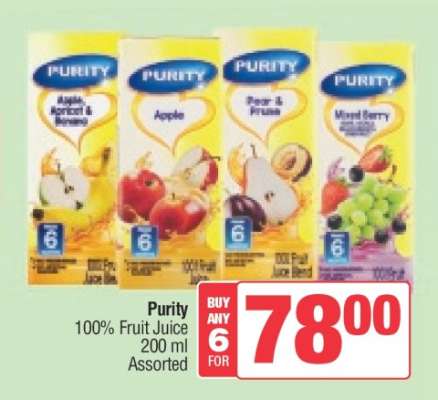 Purity 100% Fruit Juice