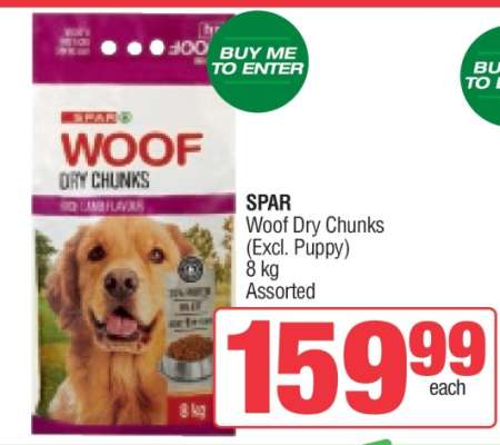 SPAR Woof Dry Chunks