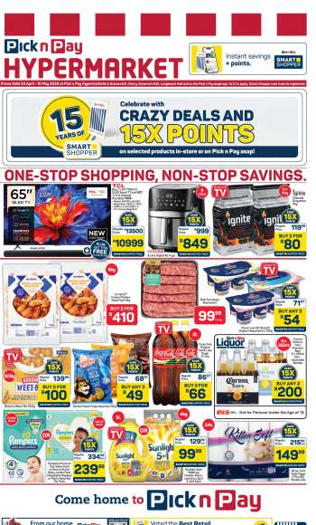 Pick n Pay catalogue  - 24/04/2026 - 10/05/2026.