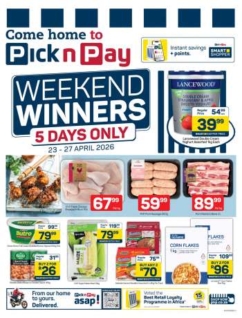 Pick n Pay catalogue  - 23/04/2026 - 27/04/2026.