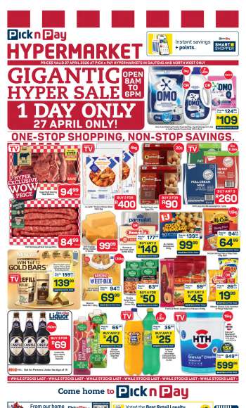 Pick n Pay Hypermarket catalogue  - 27/04/2026 - 27/04/2026.