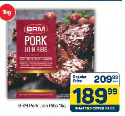 BRM Pork Loin Ribs 1kg