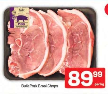 Bulk Pork Braai Chops