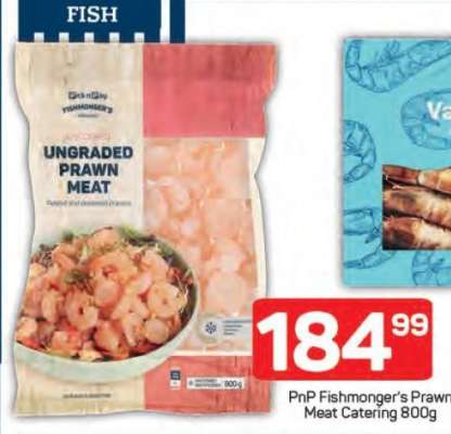PnP Fishmonger’s Prawn Meat Catering 800g