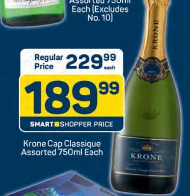 Krone Cap Classique Assorted 750ml Each