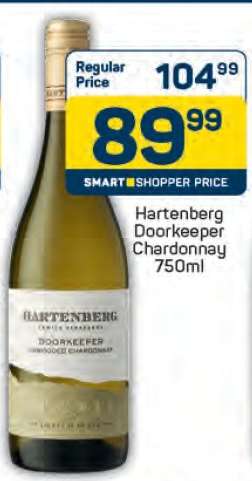 Hartenberg Doorkeeper Chardonnay 750ml