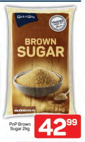PnP Brown Sugar 2kg