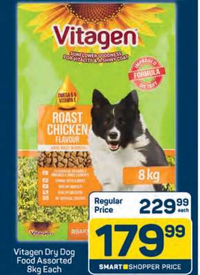 Vitagen Dry Dog Food Assorted 8kg Each