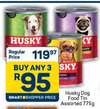 Husky Dog Food Tin Assorted 775g