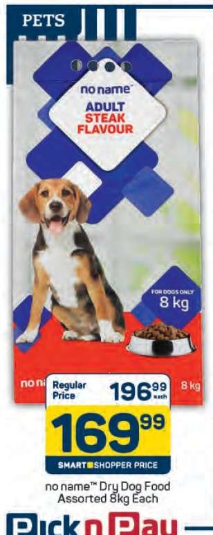 no name™ Dry Dog Food Assorted 8kg Each