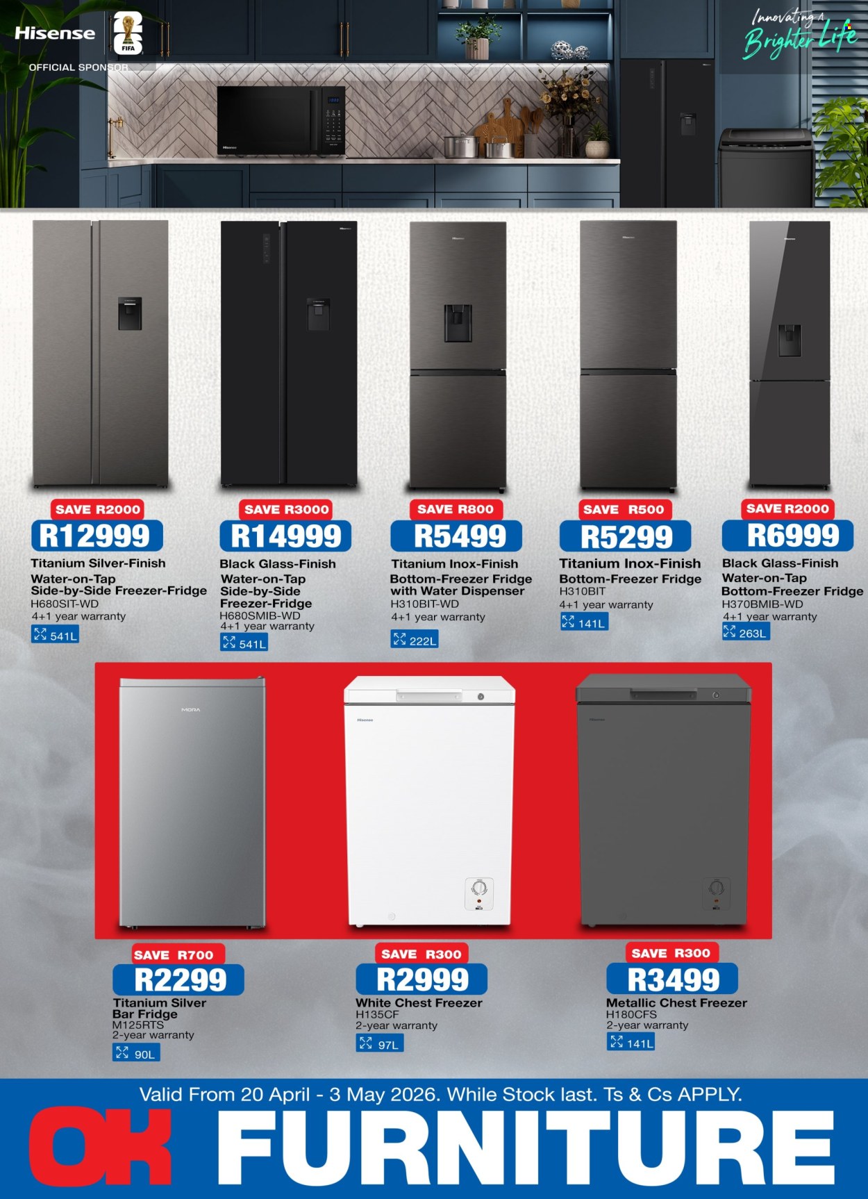 OK Furniture specials - 20/04/2026 - 03/05/2026. Page 1