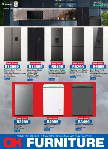 OK Furniture catalogue  - 20/04/2026 - 03/05/2026.