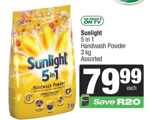 Sunlight 5 in 1 Handwash Powder