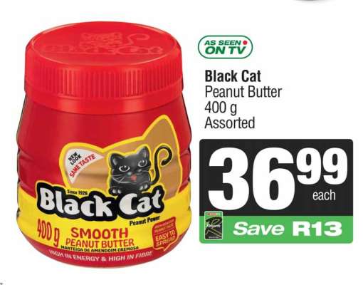 BLACK CAT PEANUT BUTTER