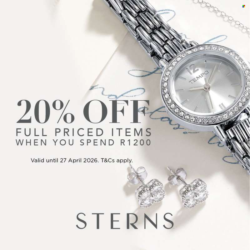 Sterns catalogue  - 22/04/2026 - 27/04/2026.