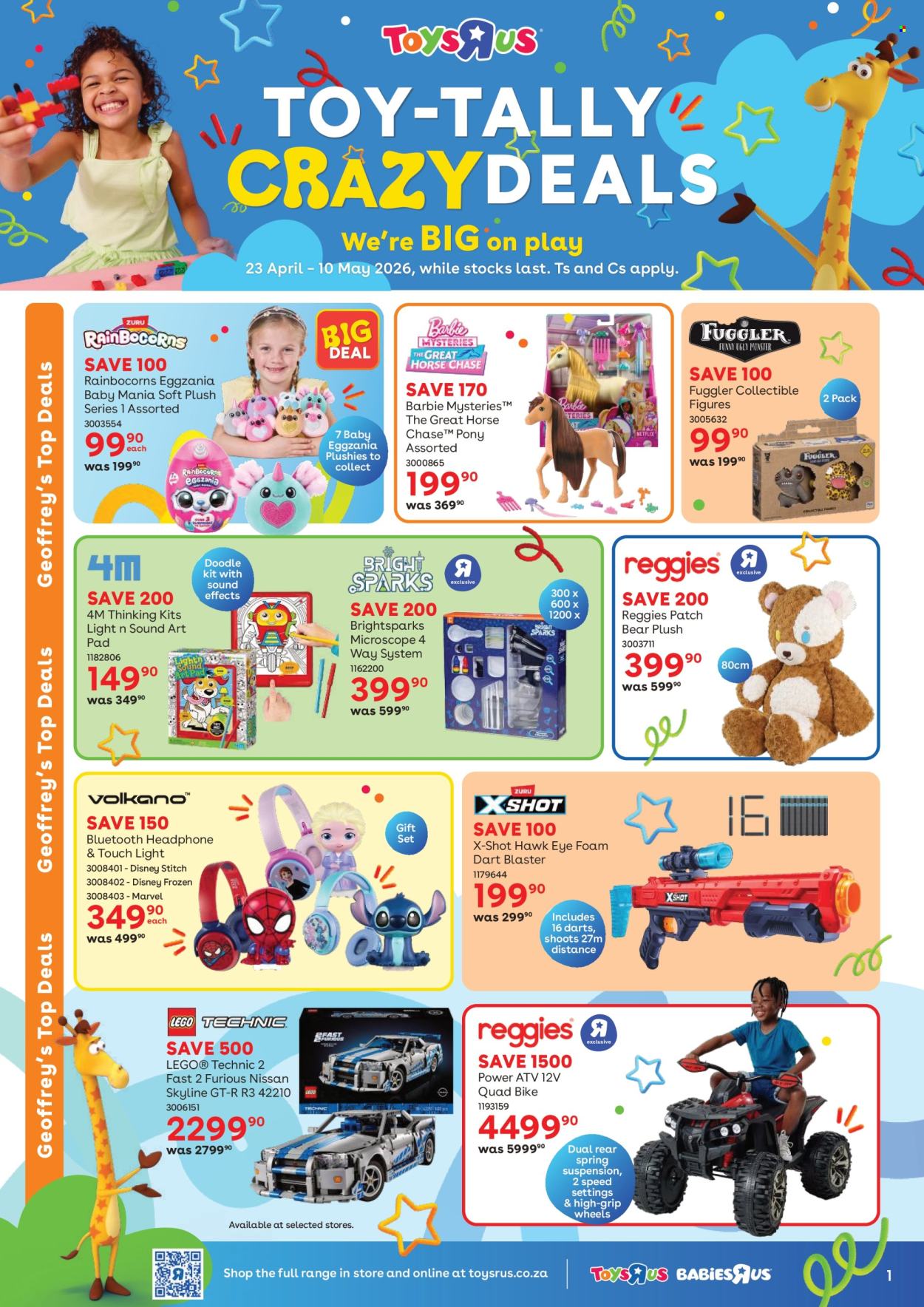 Toys R Us specials - 23/04/2026 - 10/05/2026. Page 1