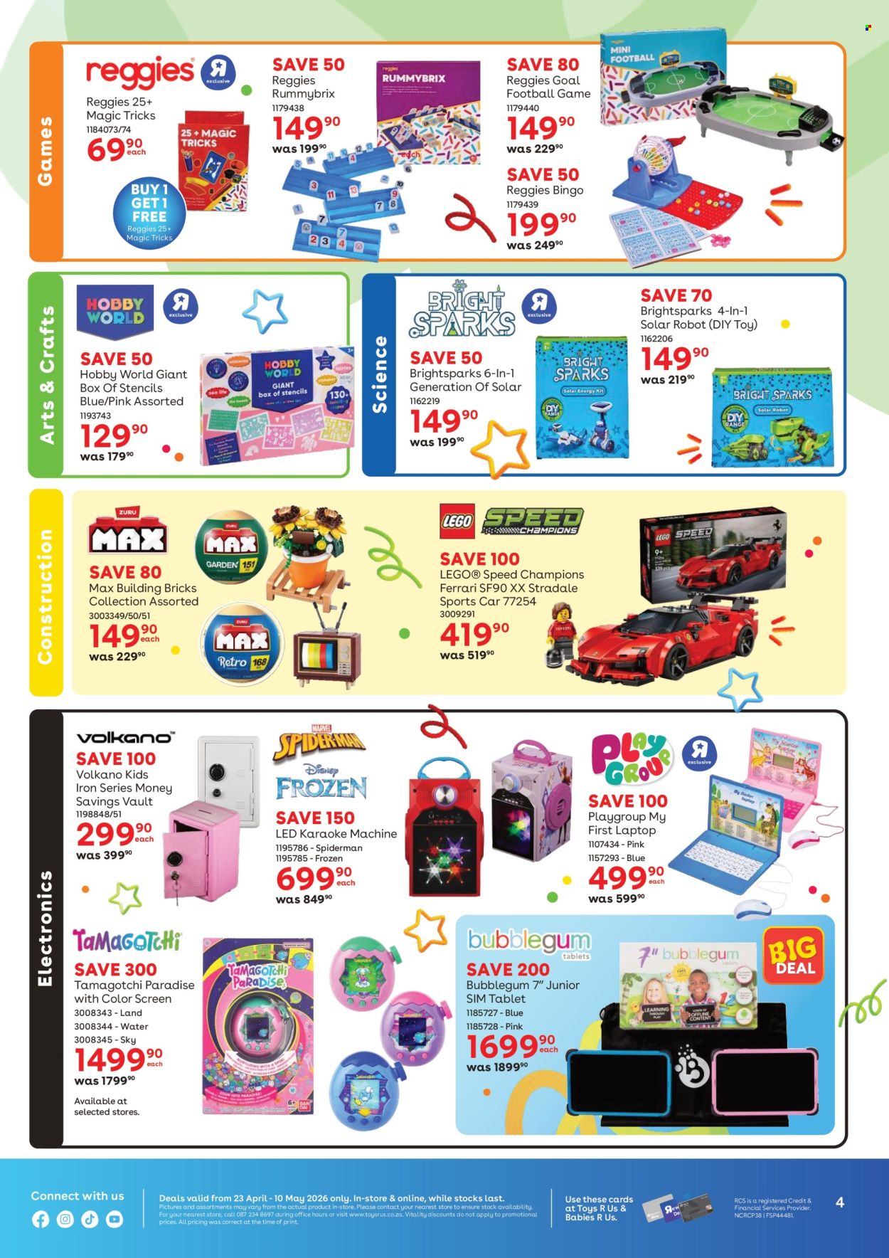 Toys R Us specials - 23/04/2026 - 10/05/2026. Page 4