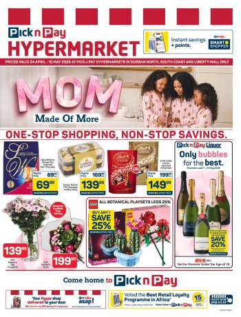 Pick n Pay catalogue  - 24/04/2026 - 10/05/2026.