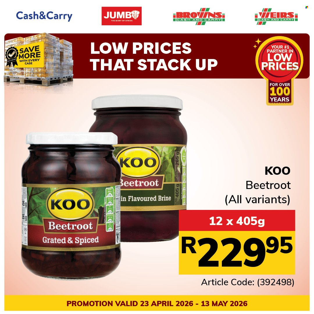 Jumbo Cash & Carry specials - 23/04/2026 - 13/05/2026. Page 12