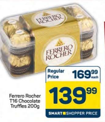 Ferrero Rocher T16 Chocolate Truffles 200g