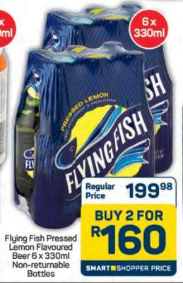 Flying Fish Pressed Lemon Flavoured Beer 6 x 330ml